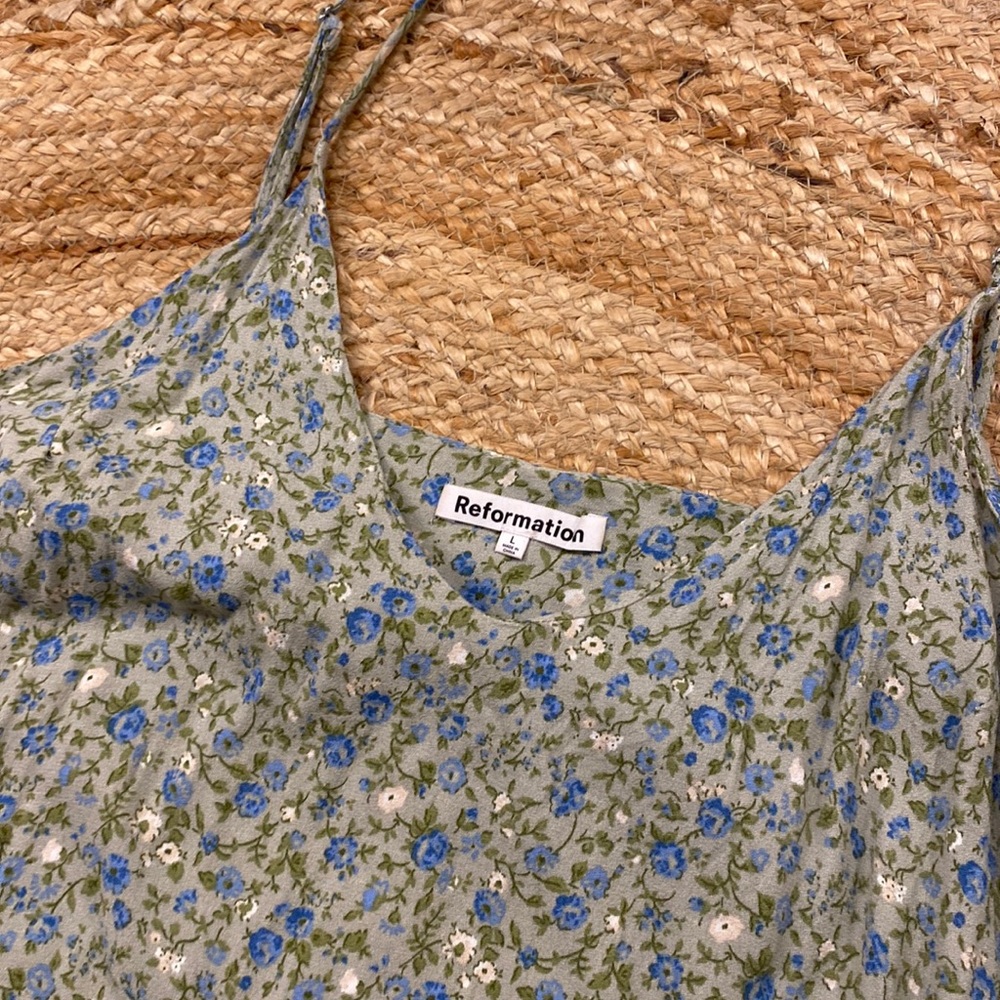 Reformation strap dress